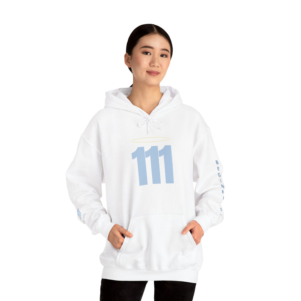 111 Angel Number Hoodie - BEGINNING